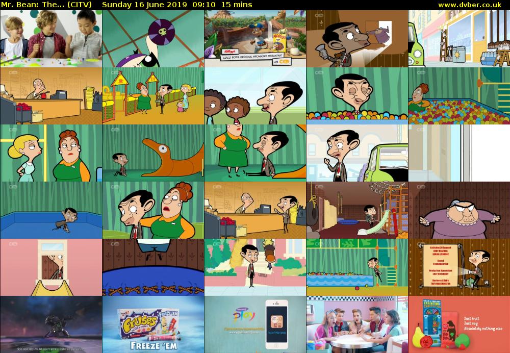 Mr. Bean: The... (CITV) Sunday 16 June 2019 09:10 - 09:25