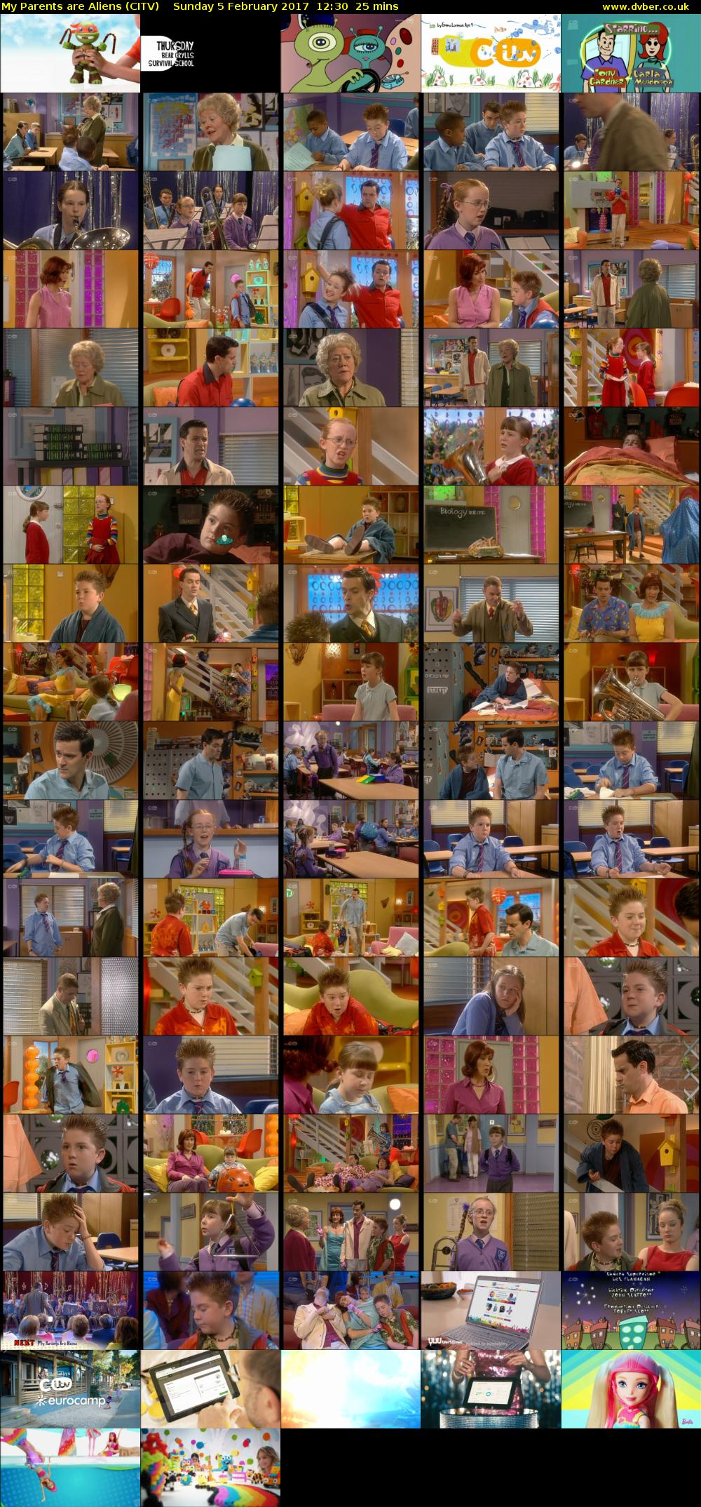 My Parents are Aliens (CITV) Sunday 5 February 2017 12:30 - 12:55