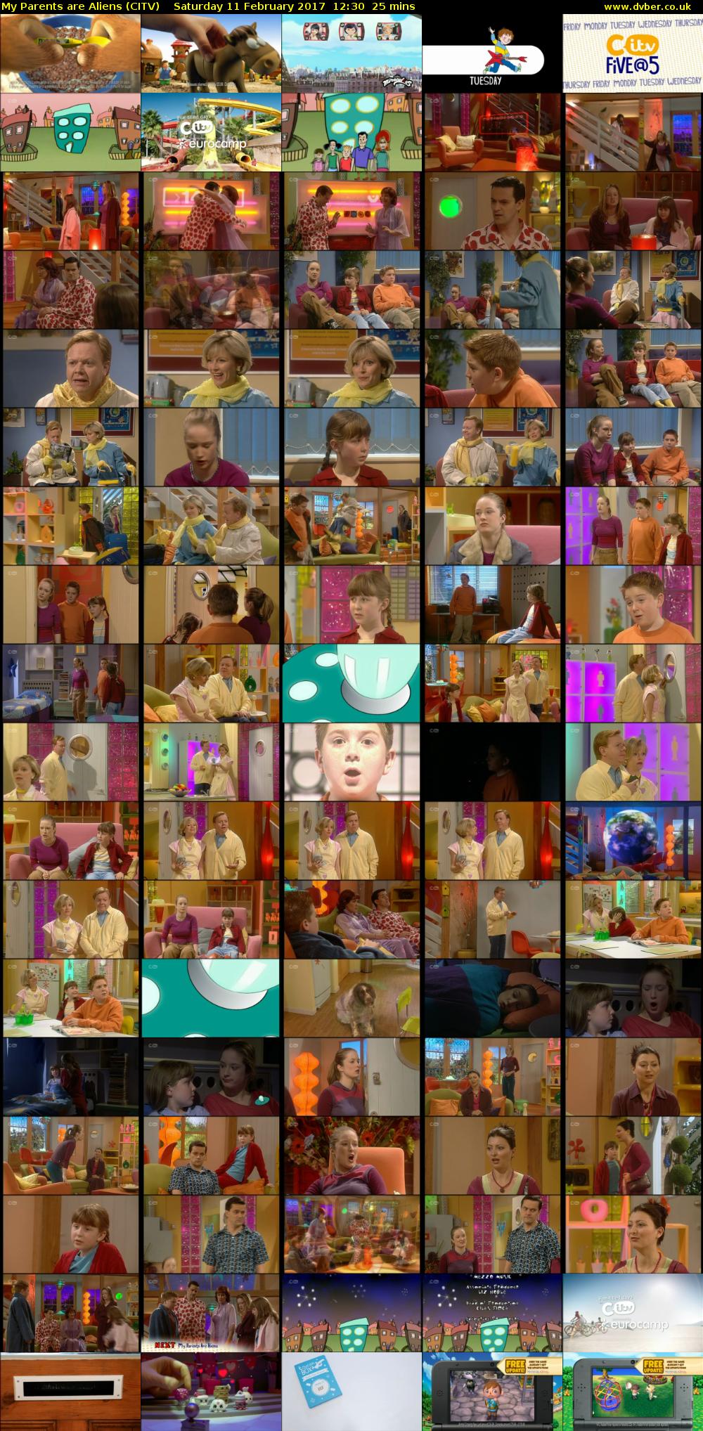 My Parents are Aliens (CITV) Saturday 11 February 2017 12:30 - 12:55