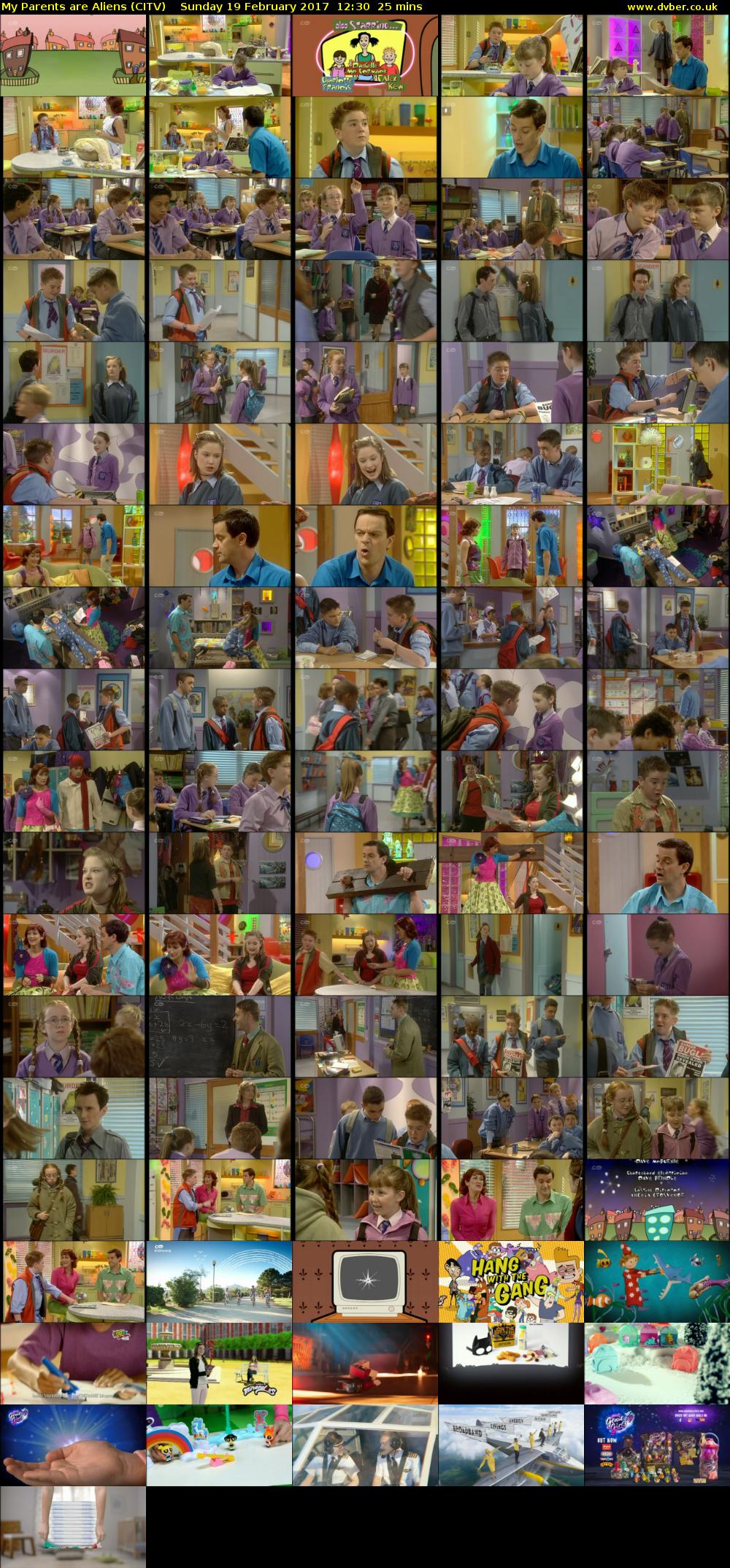 My Parents are Aliens (CITV) Sunday 19 February 2017 12:30 - 12:55
