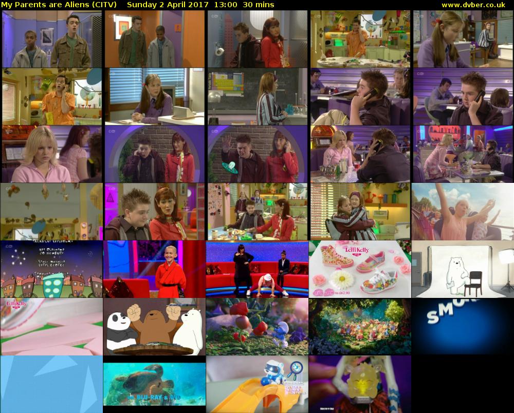 My Parents are Aliens (CITV) Sunday 2 April 2017 13:00 - 13:30