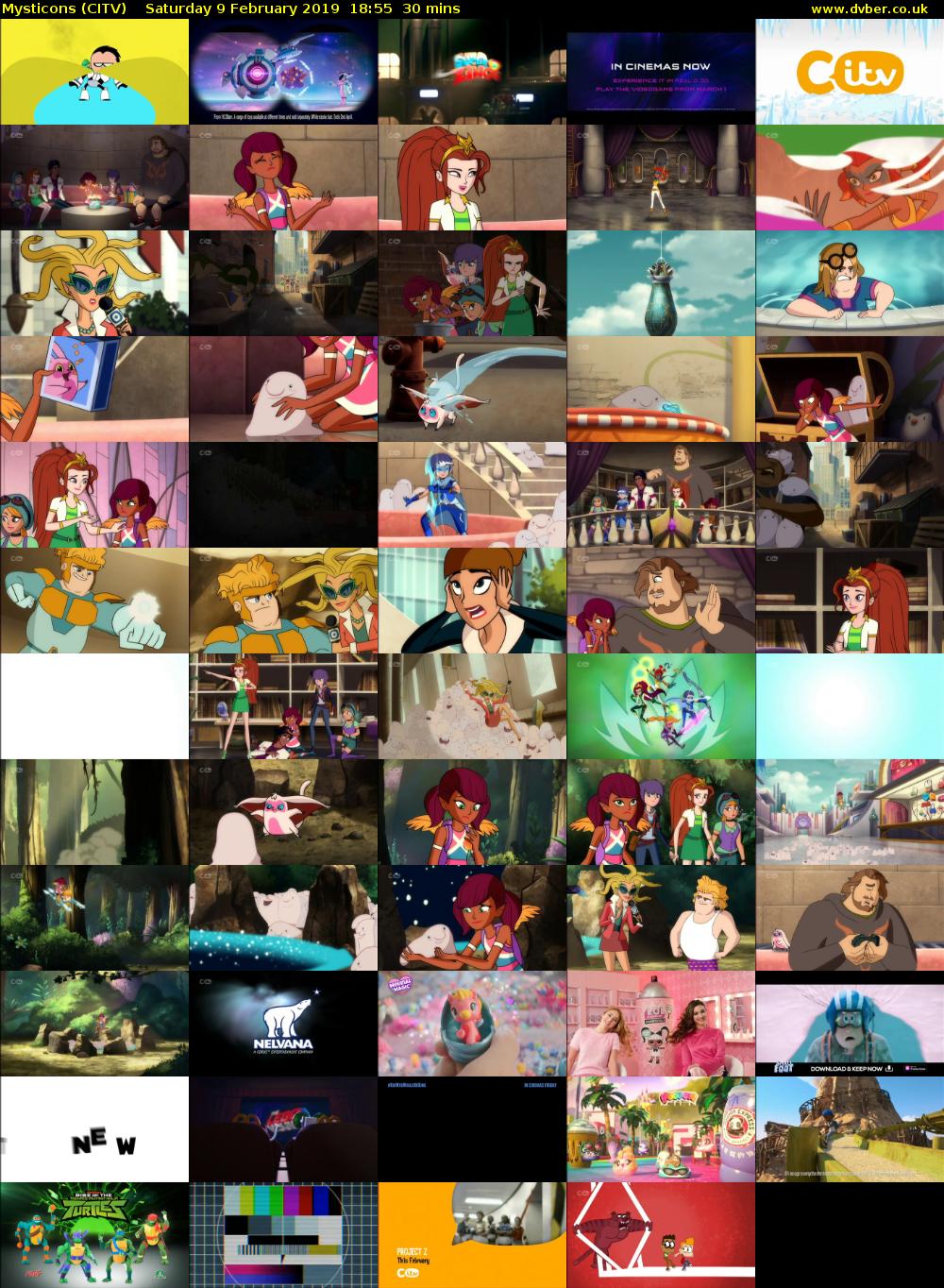 Mysticons (CITV) Saturday 9 February 2019 18:55 - 19:25