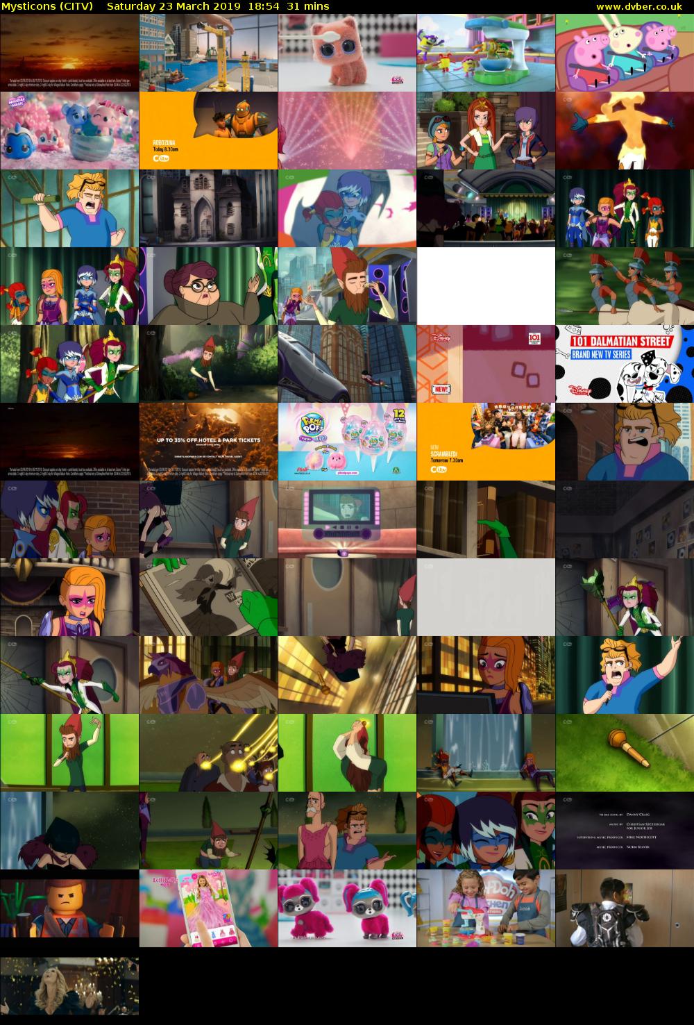 Mysticons (CITV) Saturday 23 March 2019 18:54 - 19:25