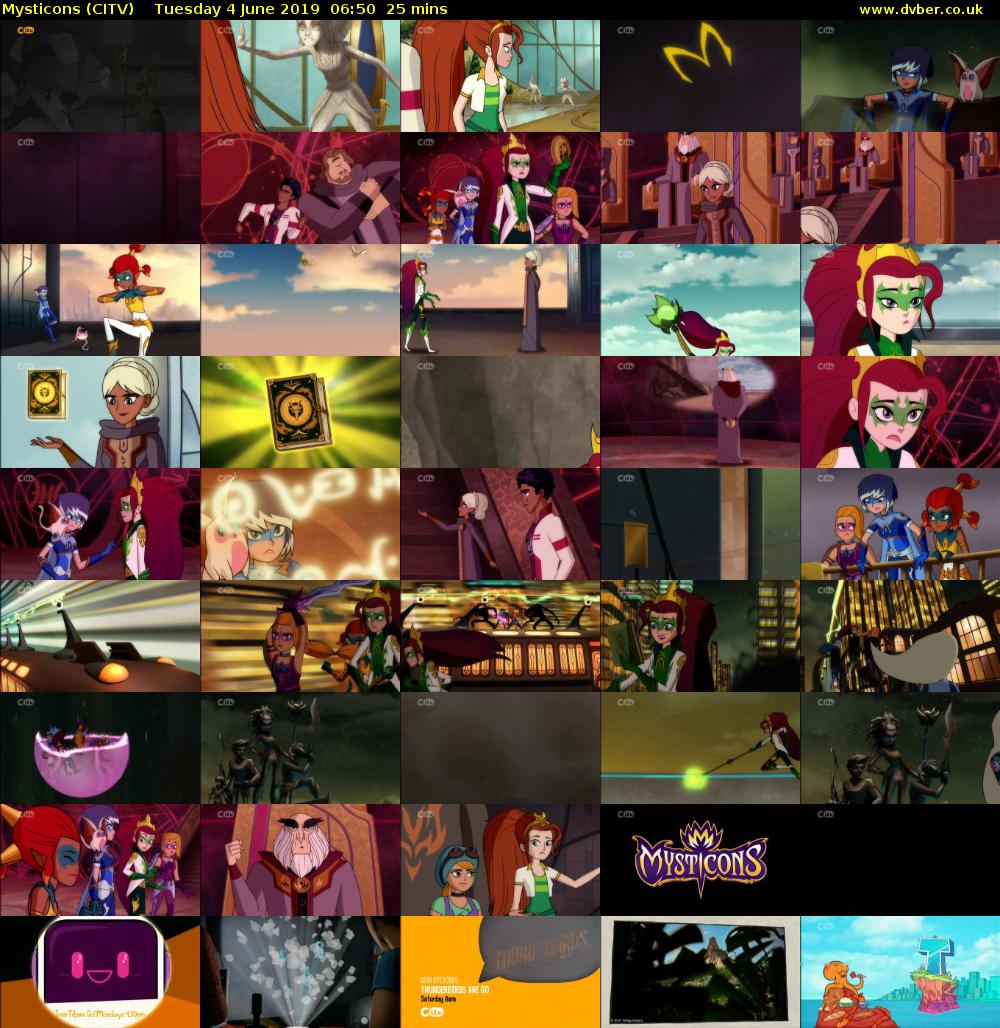 Mysticons (CITV) Tuesday 4 June 2019 06:50 - 07:15