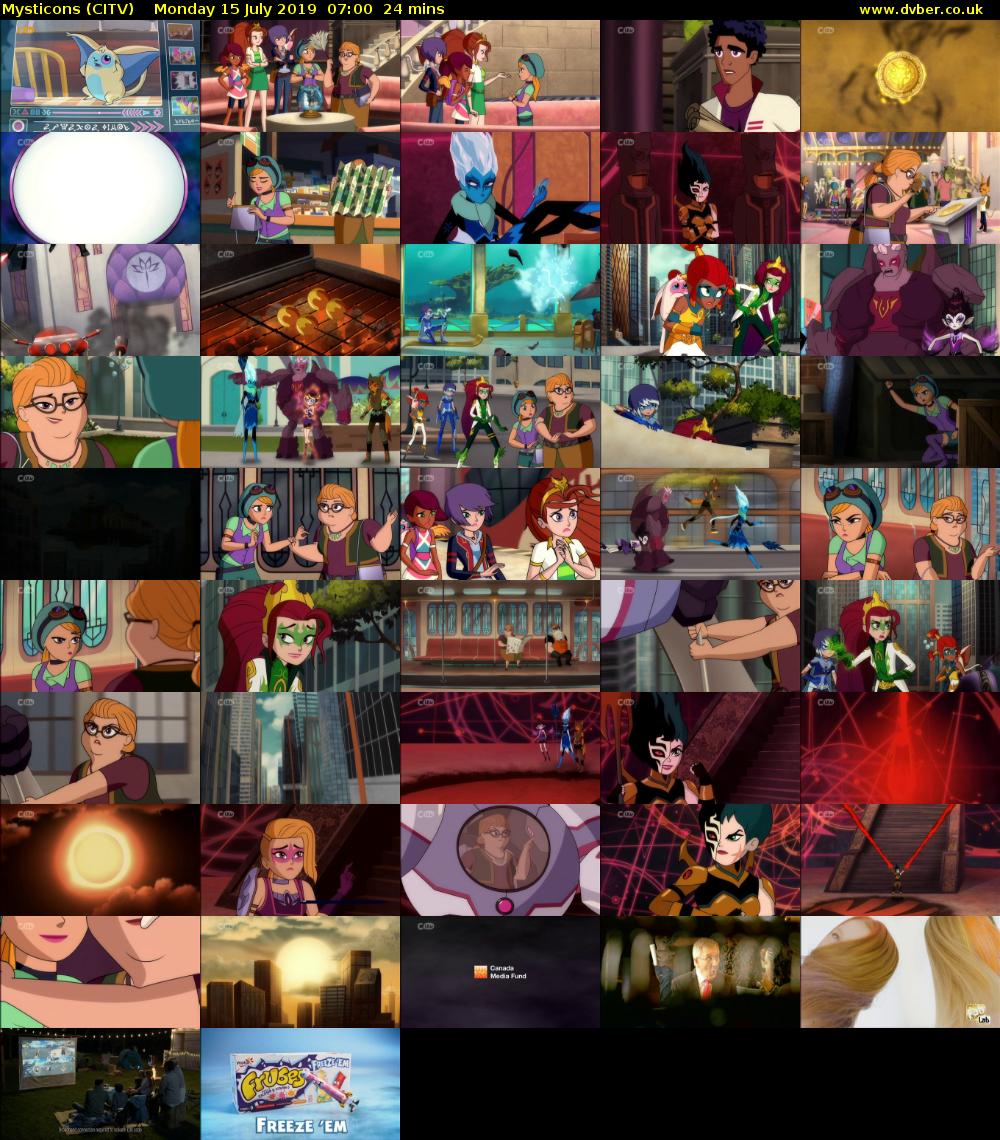 Mysticons (CITV) Monday 15 July 2019 07:00 - 07:24