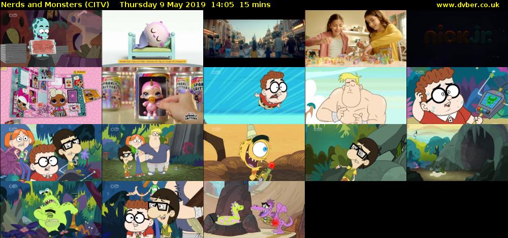 Nerds and Monsters (CITV) Thursday 9 May 2019 14:05 - 14:20