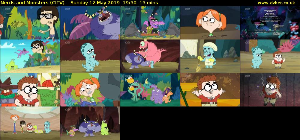 Nerds and Monsters (CITV) Sunday 12 May 2019 19:50 - 20:05