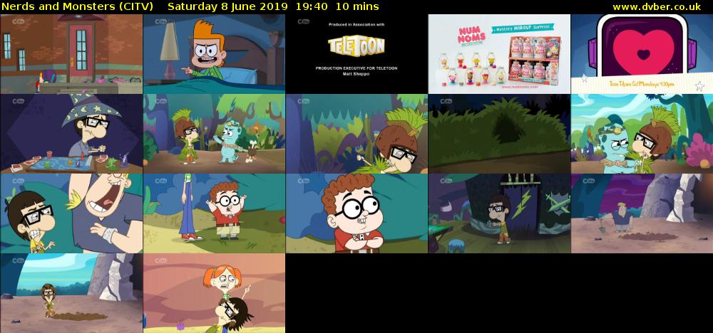 Nerds and Monsters (CITV) Saturday 8 June 2019 19:40 - 19:50