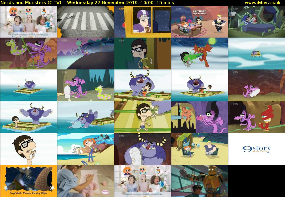 Nerds and Monsters (CITV) Wednesday 27 November 2019 10:00 - 10:15