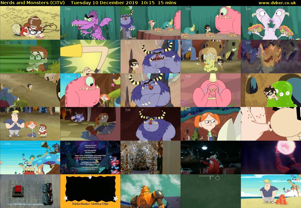 Nerds and Monsters (CITV) Tuesday 10 December 2019 10:15 - 10:30