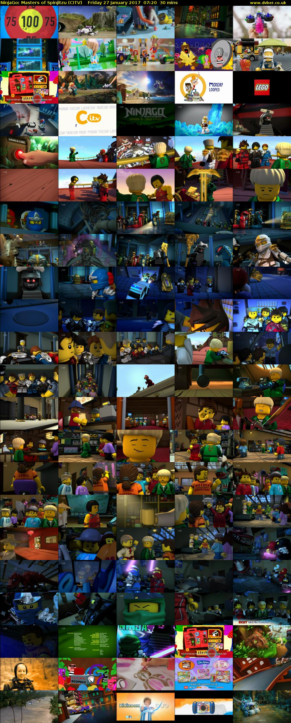 NinjaGo: Masters of Spinjitzu (CITV) Friday 27 January 2017 07:20 - 07:50