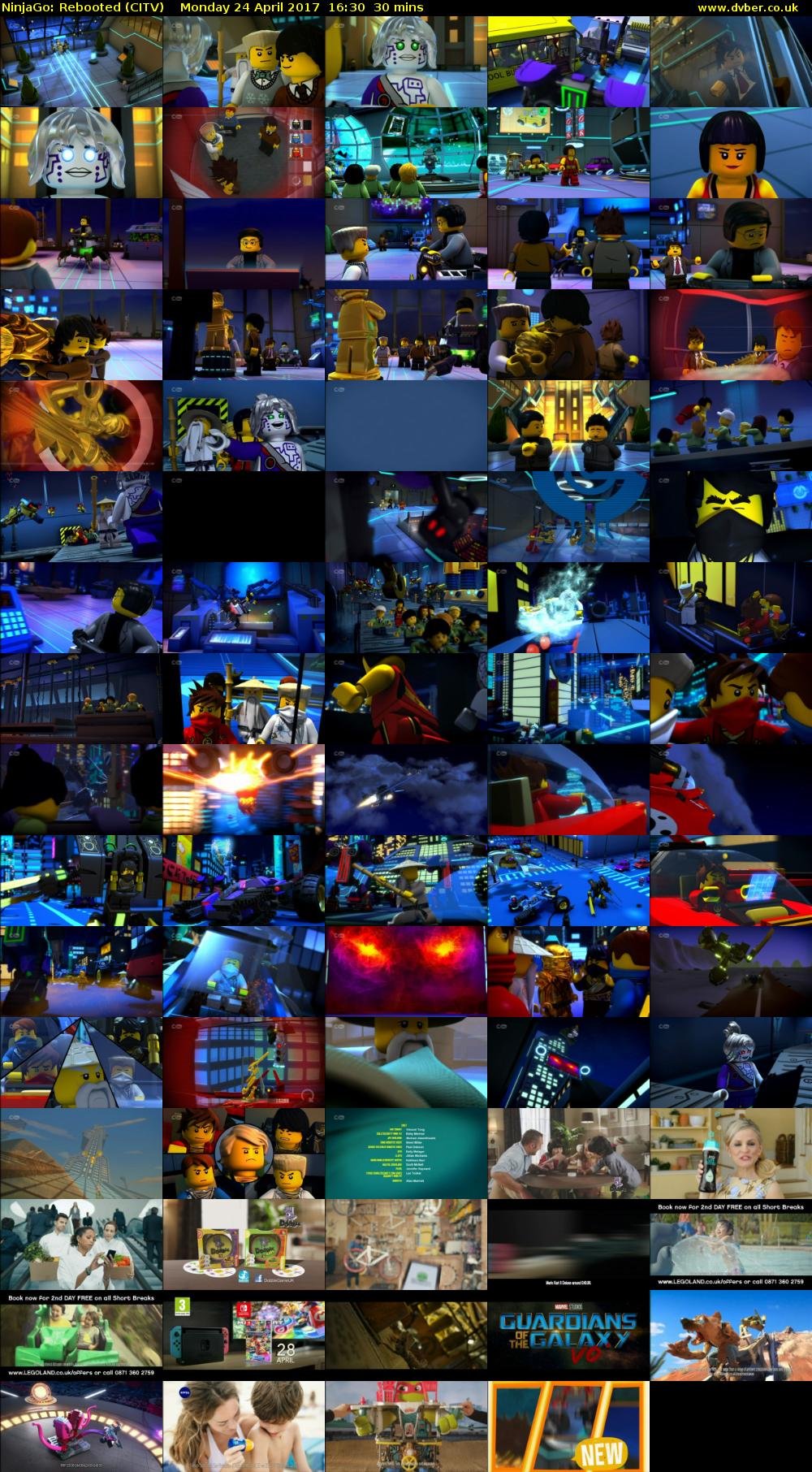 NinjaGo: Rebooted (CITV) Monday 24 April 2017 16:30 - 17:00