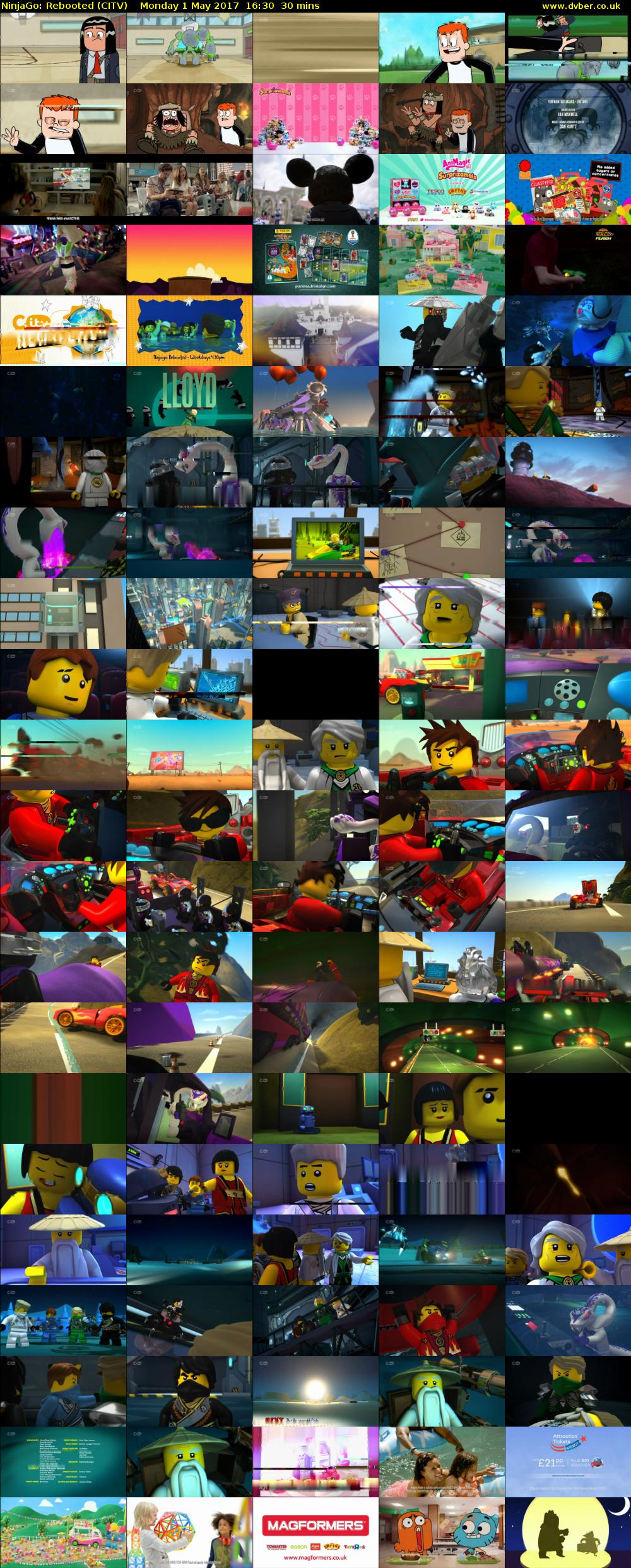 NinjaGo: Rebooted (CITV) Monday 1 May 2017 16:30 - 17:00