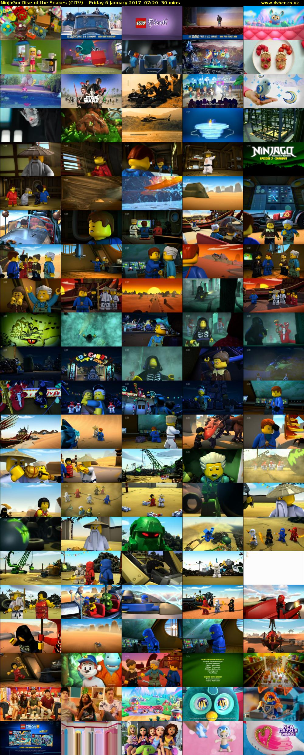 NinjaGo: Rise of the Snakes (CITV) Friday 6 January 2017 07:20 - 07:50