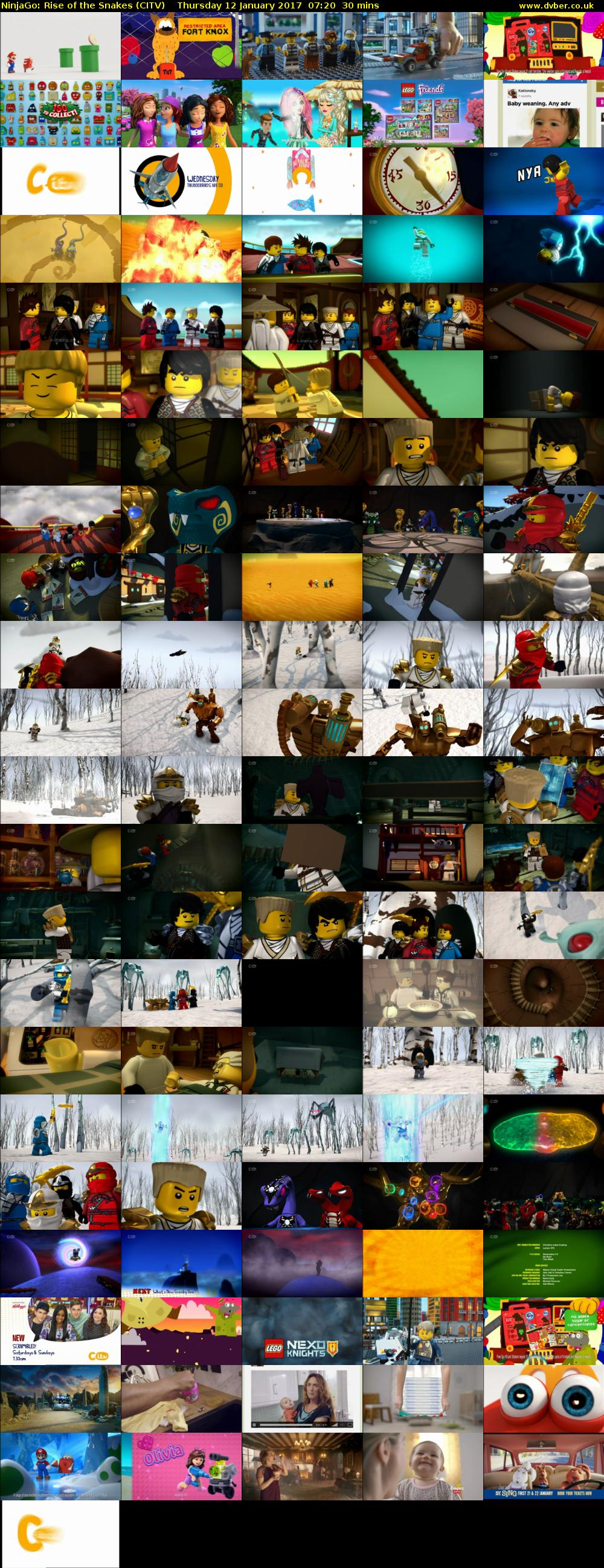 NinjaGo: Rise of the Snakes (CITV) Thursday 12 January 2017 07:20 - 07:50