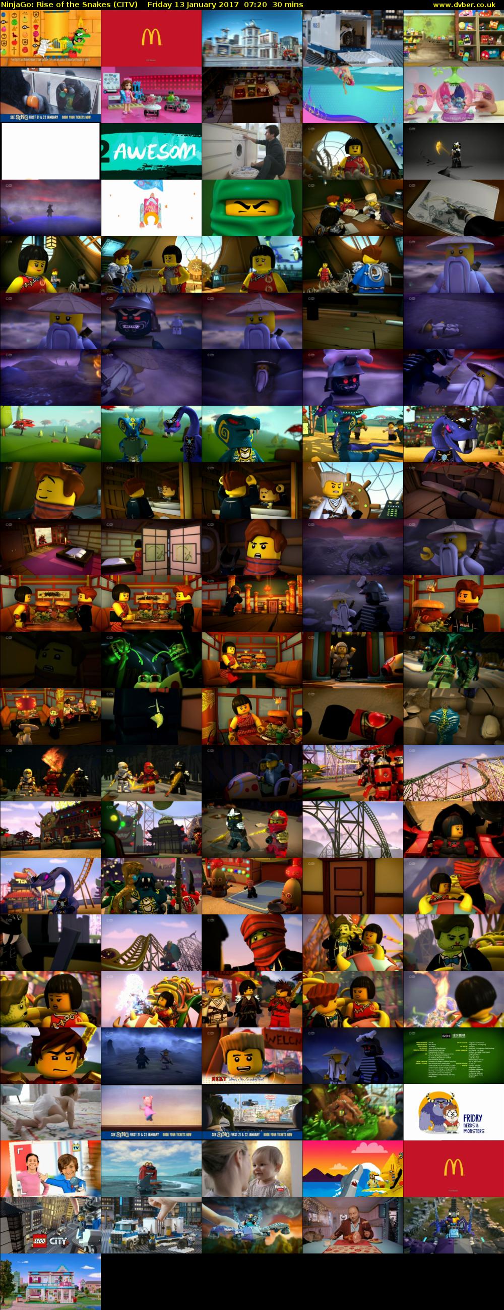 NinjaGo: Rise of the Snakes (CITV) Friday 13 January 2017 07:20 - 07:50
