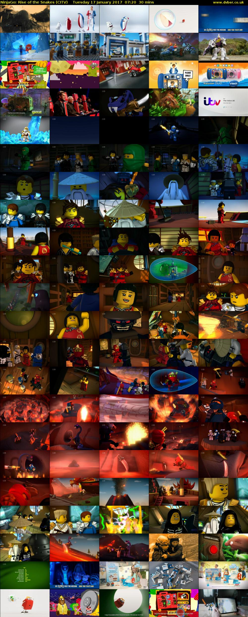 NinjaGo: Rise of the Snakes (CITV) Tuesday 17 January 2017 07:20 - 07:50