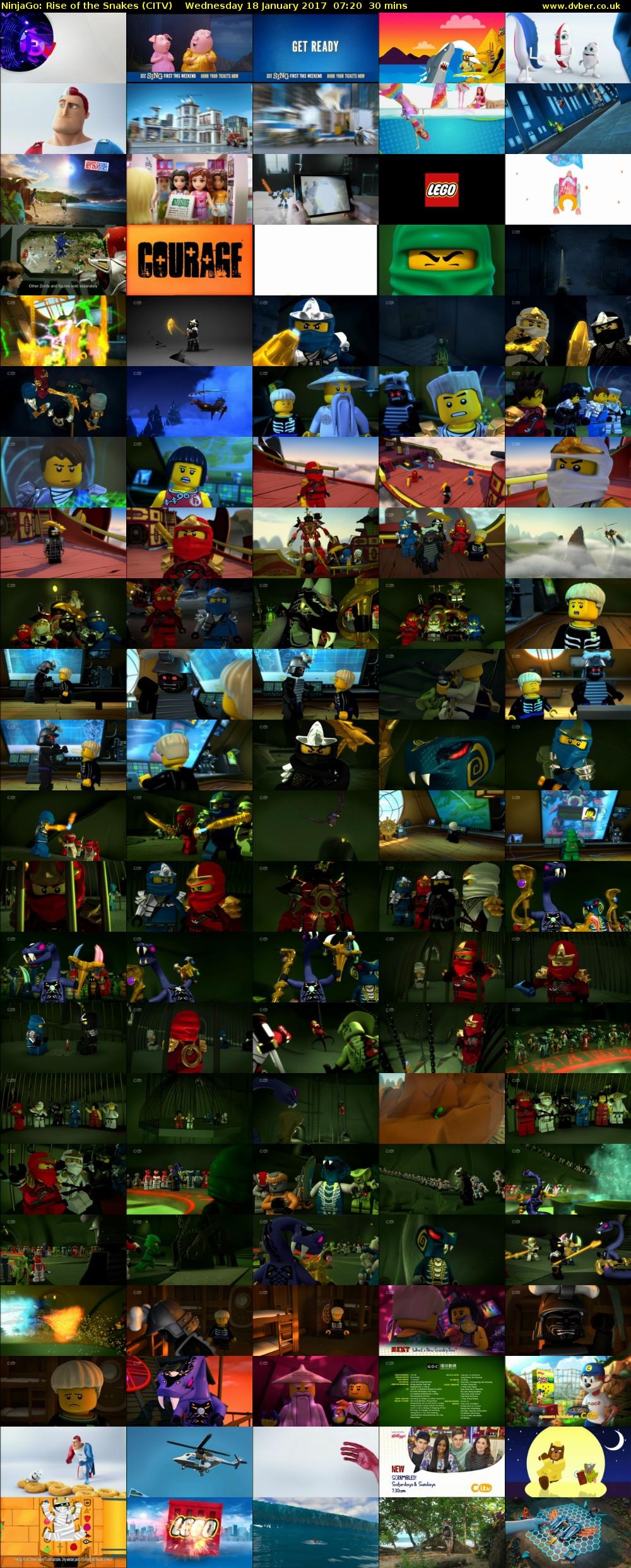 NinjaGo: Rise of the Snakes (CITV) Wednesday 18 January 2017 07:20 - 07:50