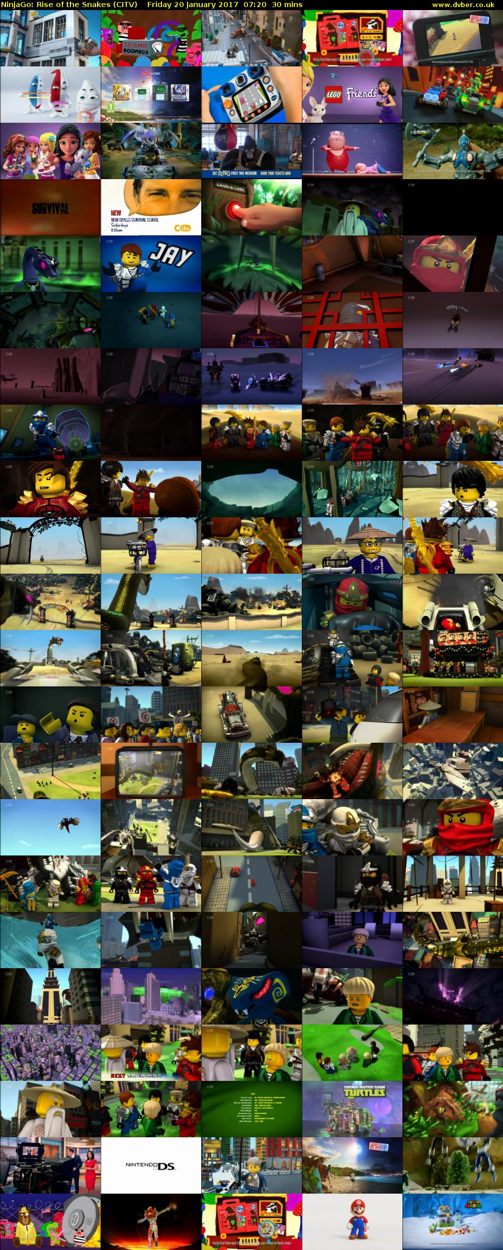 NinjaGo: Rise of the Snakes (CITV) Friday 20 January 2017 07:20 - 07:50