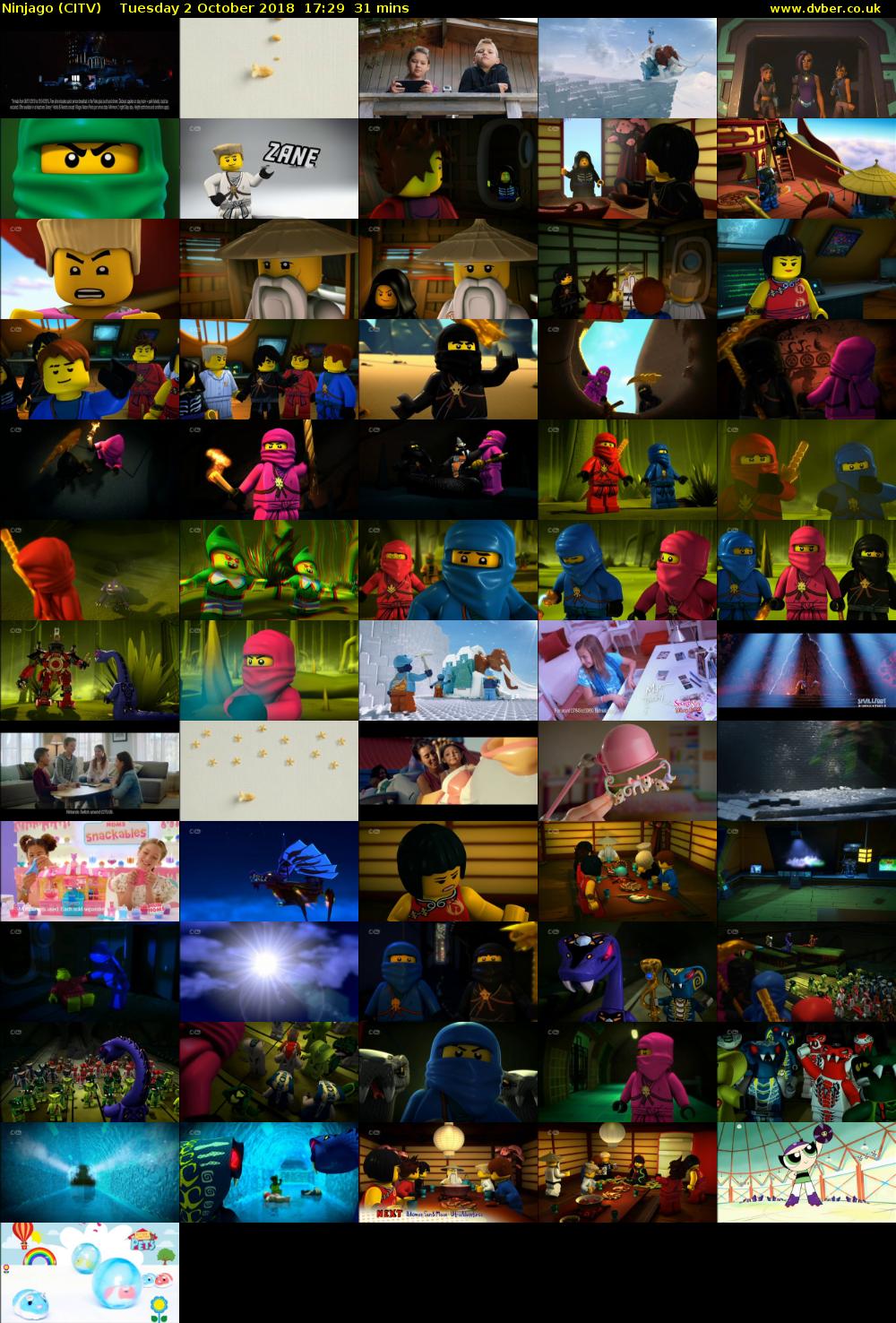NinjaGo (CITV) Tuesday 2 October 2018 17:29 - 18:00
