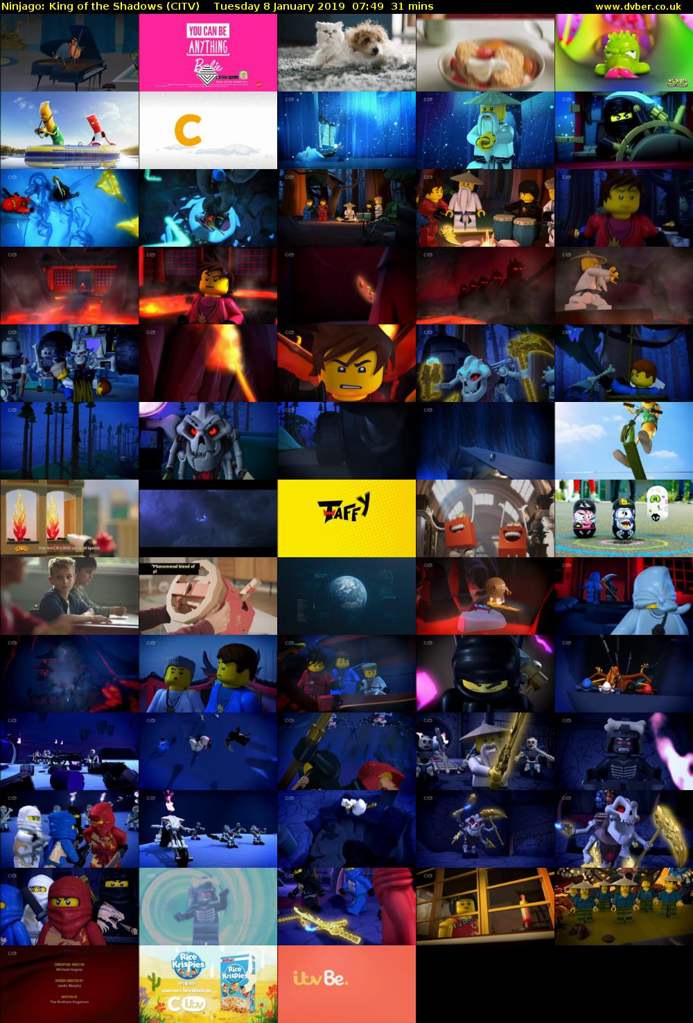 Ninjago: King of the Shadows (CITV) Tuesday 8 January 2019 07:49 - 08:20