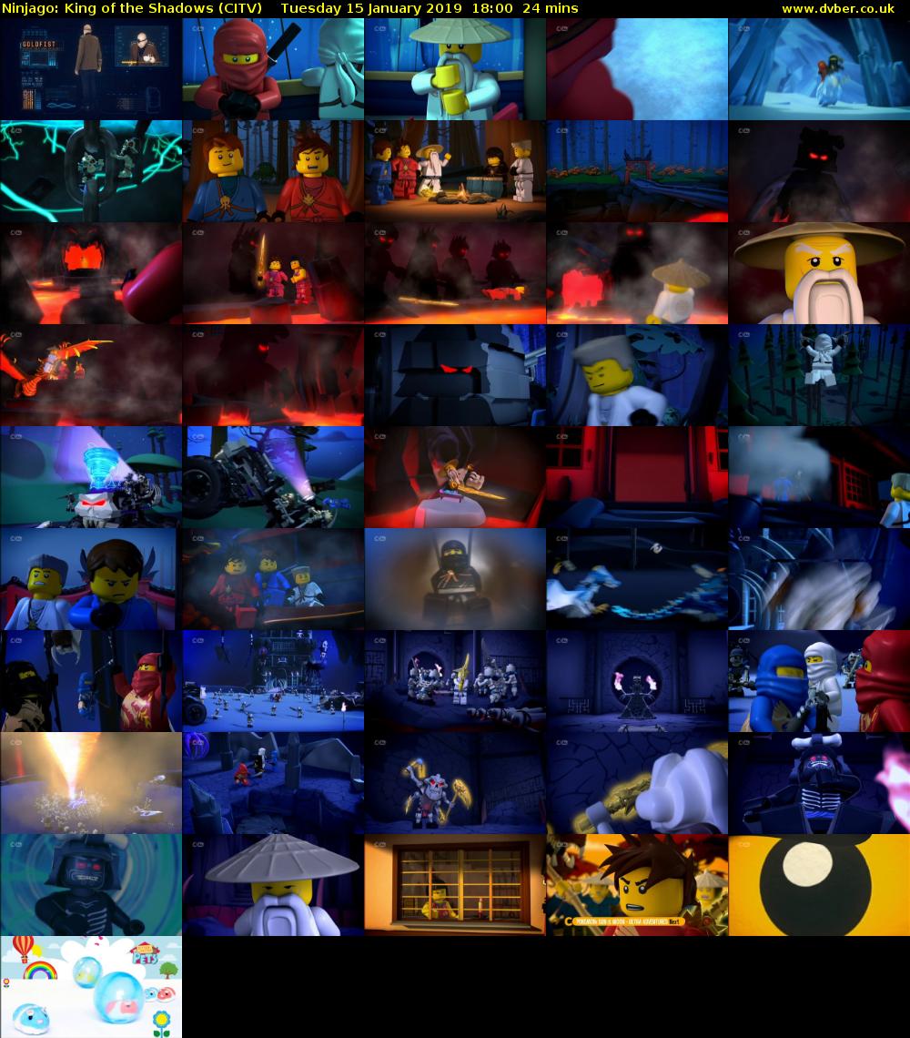 Ninjago: King of the Shadows (CITV) Tuesday 15 January 2019 18:00 - 18:24
