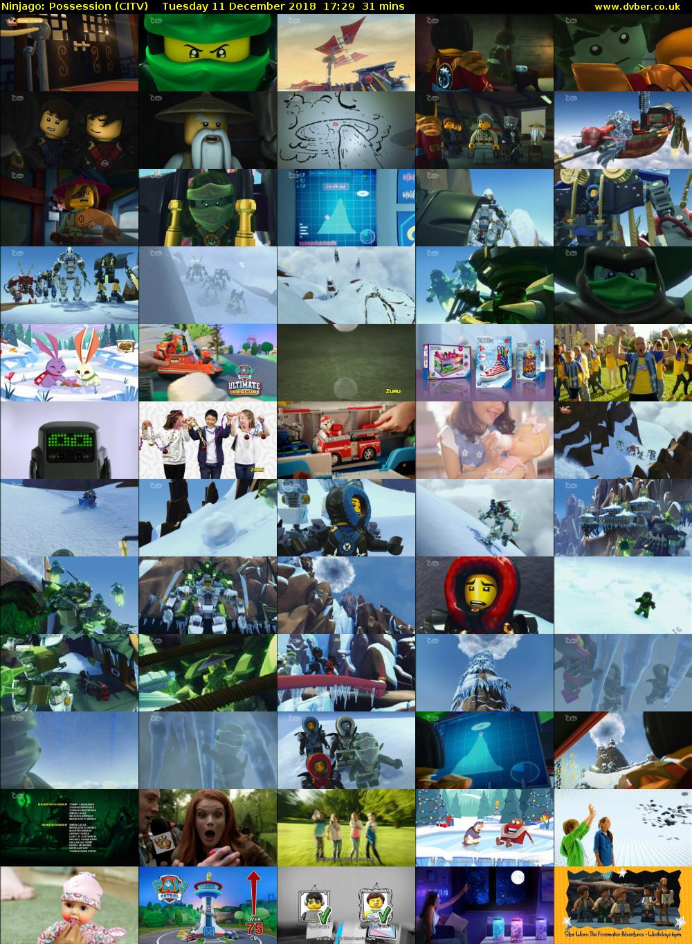 Ninjago: Possession (CITV) Tuesday 11 December 2018 17:29 - 18:00