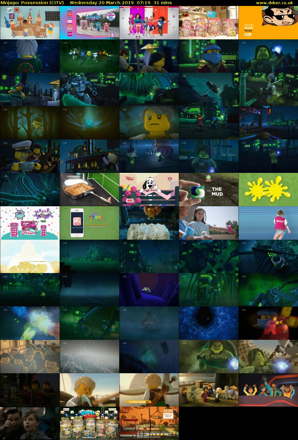 Ninjago: Possession (CITV) Wednesday 20 March 2019 07:19 - 07:50