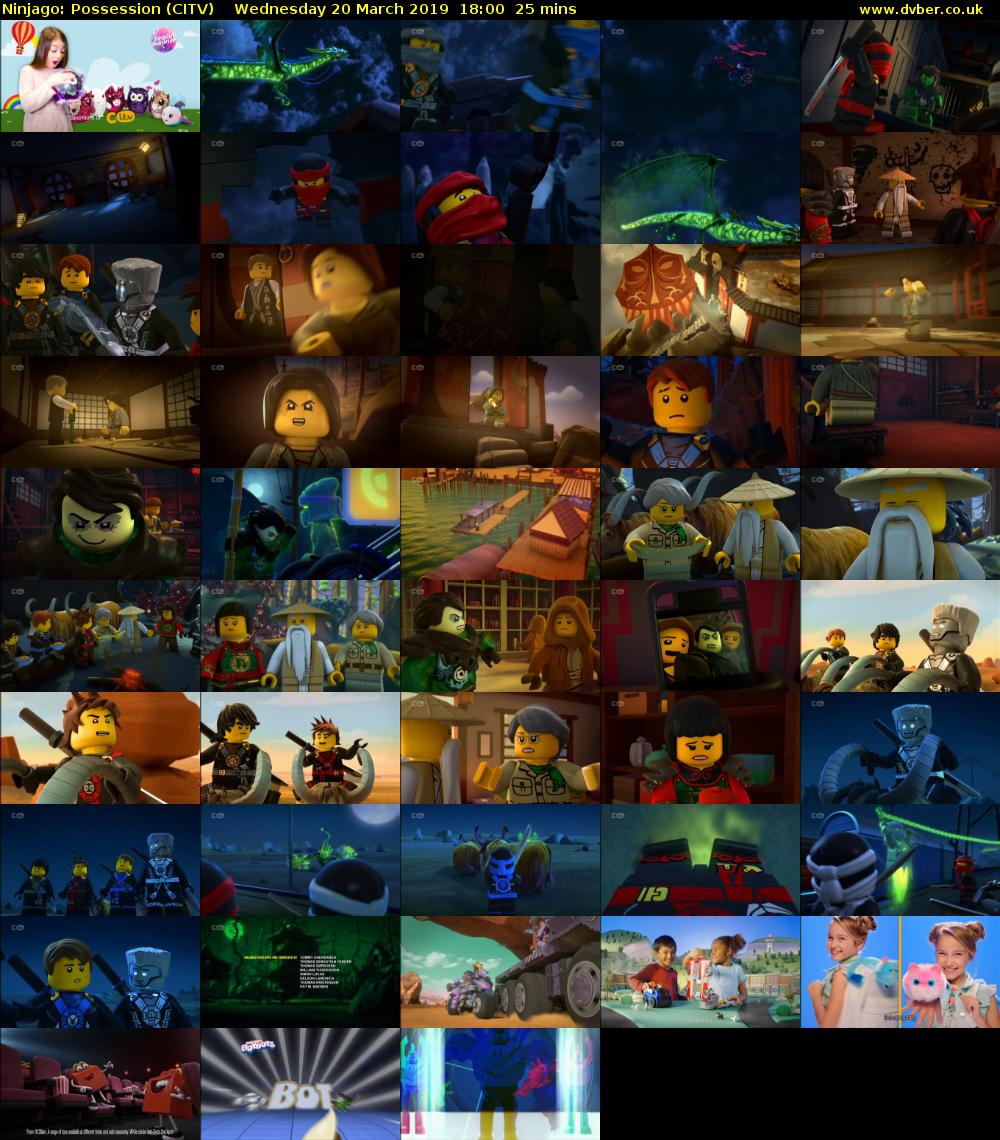Ninjago: Possession (CITV) Wednesday 20 March 2019 18:00 - 18:25