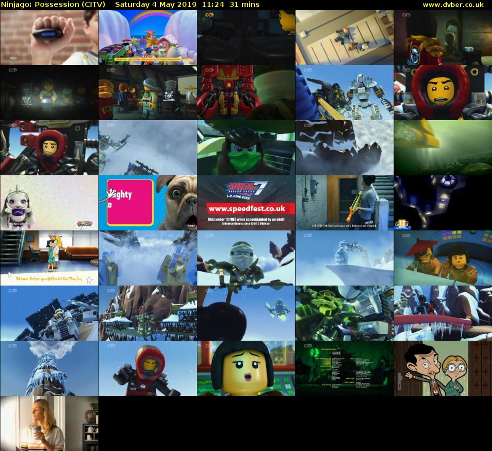 Ninjago: Possession (CITV) Saturday 4 May 2019 11:24 - 11:55