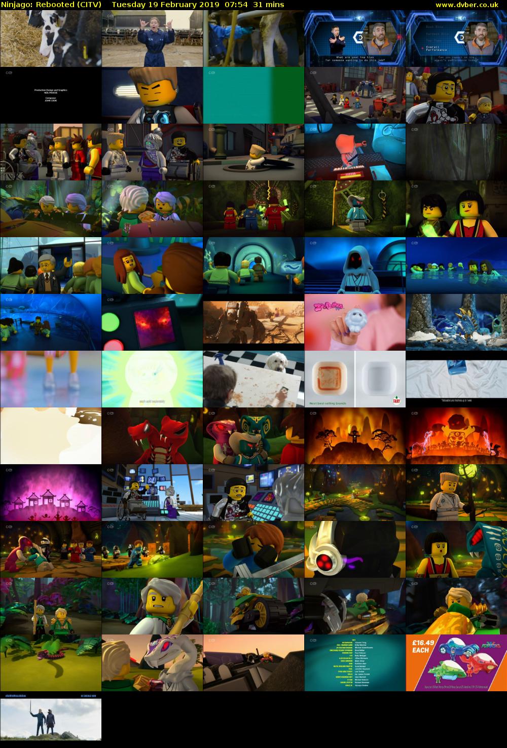 Ninjago: Rebooted (CITV) Tuesday 19 February 2019 07:54 - 08:25