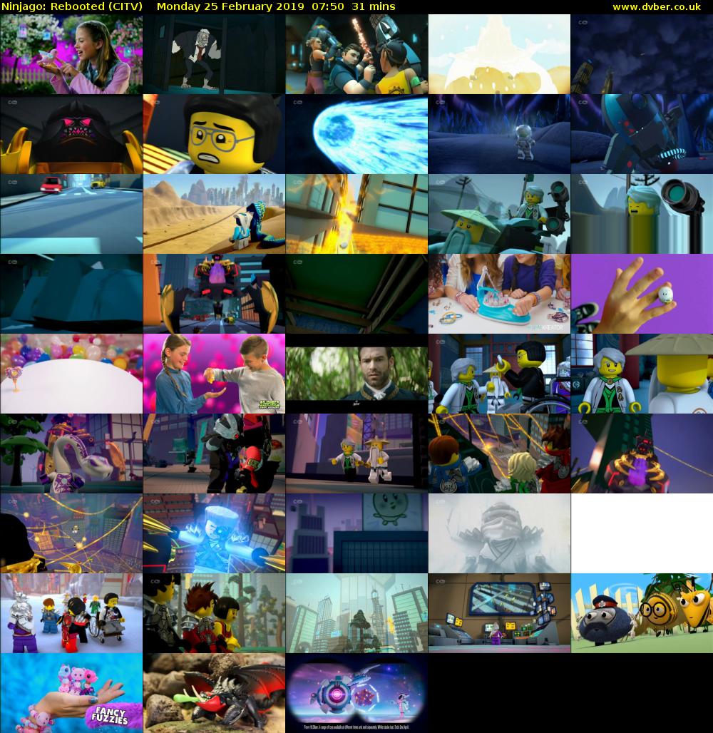 Ninjago: Rebooted (CITV) Monday 25 February 2019 07:50 - 08:21