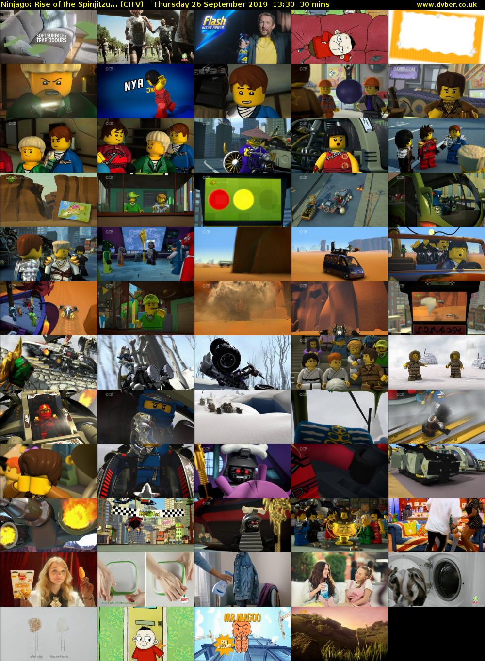 Ninjago: Rise of the Spinjitzu... (CITV) Thursday 26 September 2019 13:30 - 14:00