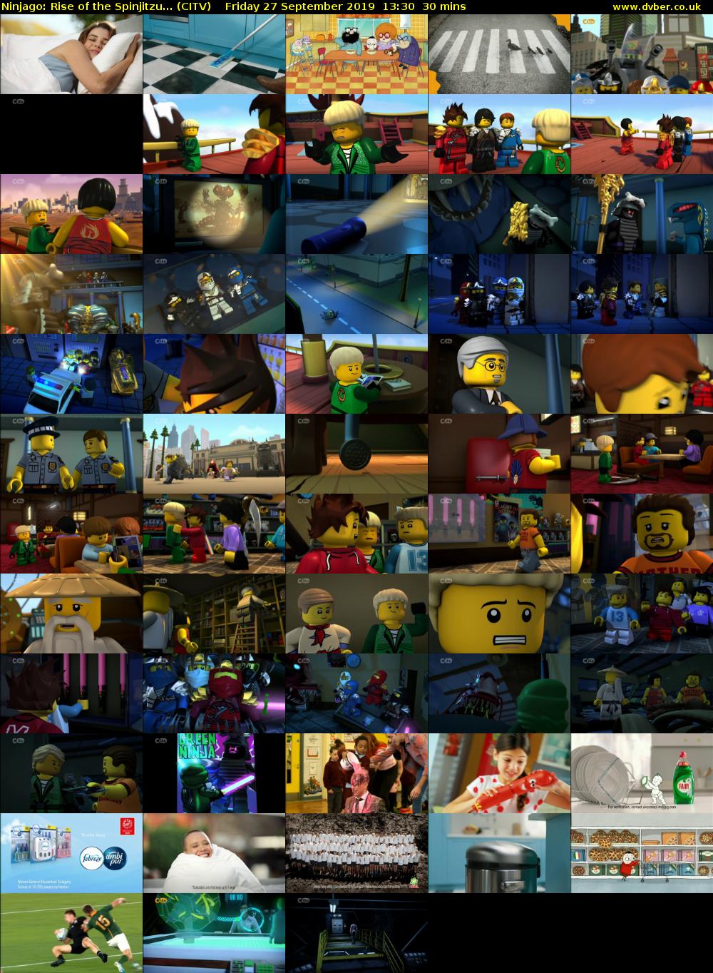 Ninjago: Rise of the Spinjitzu... (CITV) Friday 27 September 2019 13:30 - 14:00