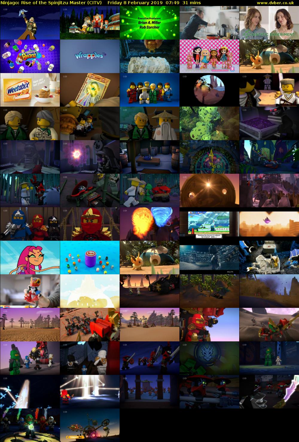 Ninjago: Rise of the Spinjitzu Master (CITV) Friday 8 February 2019 07:49 - 08:20