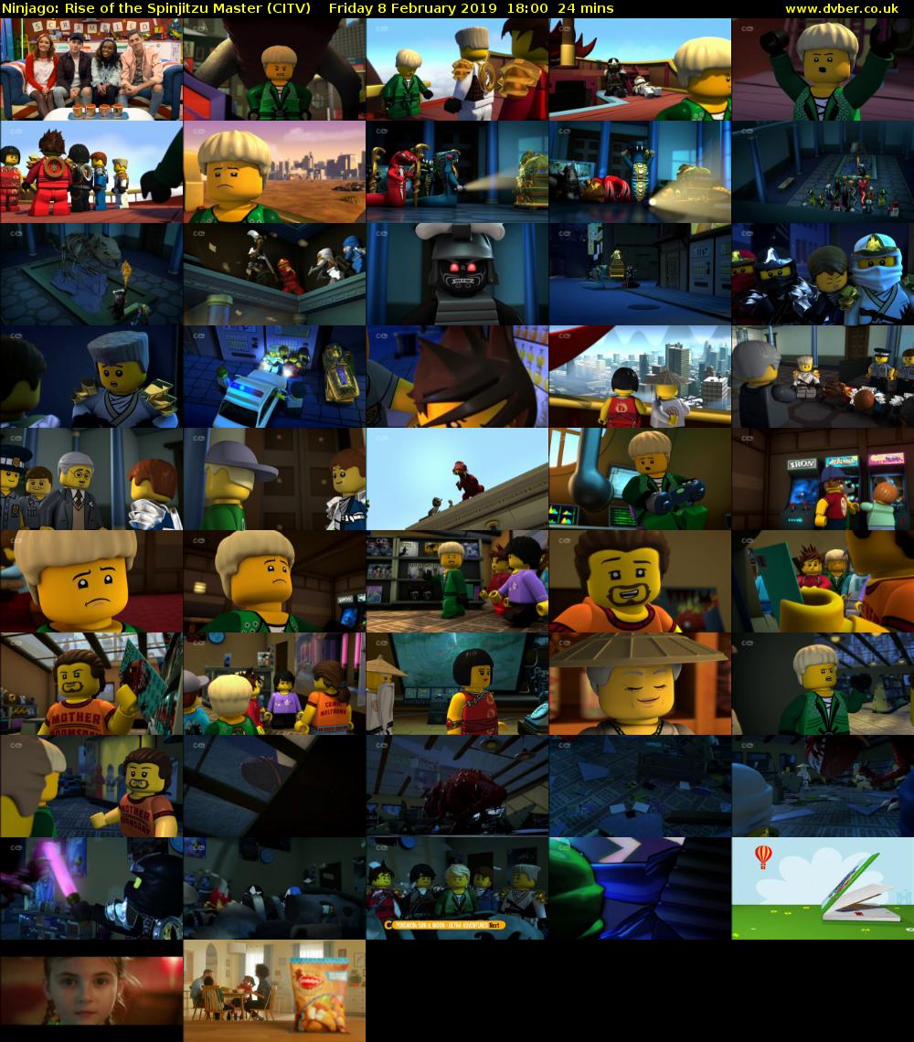 Ninjago: Rise of the Spinjitzu Master (CITV) Friday 8 February 2019 18:00 - 18:24