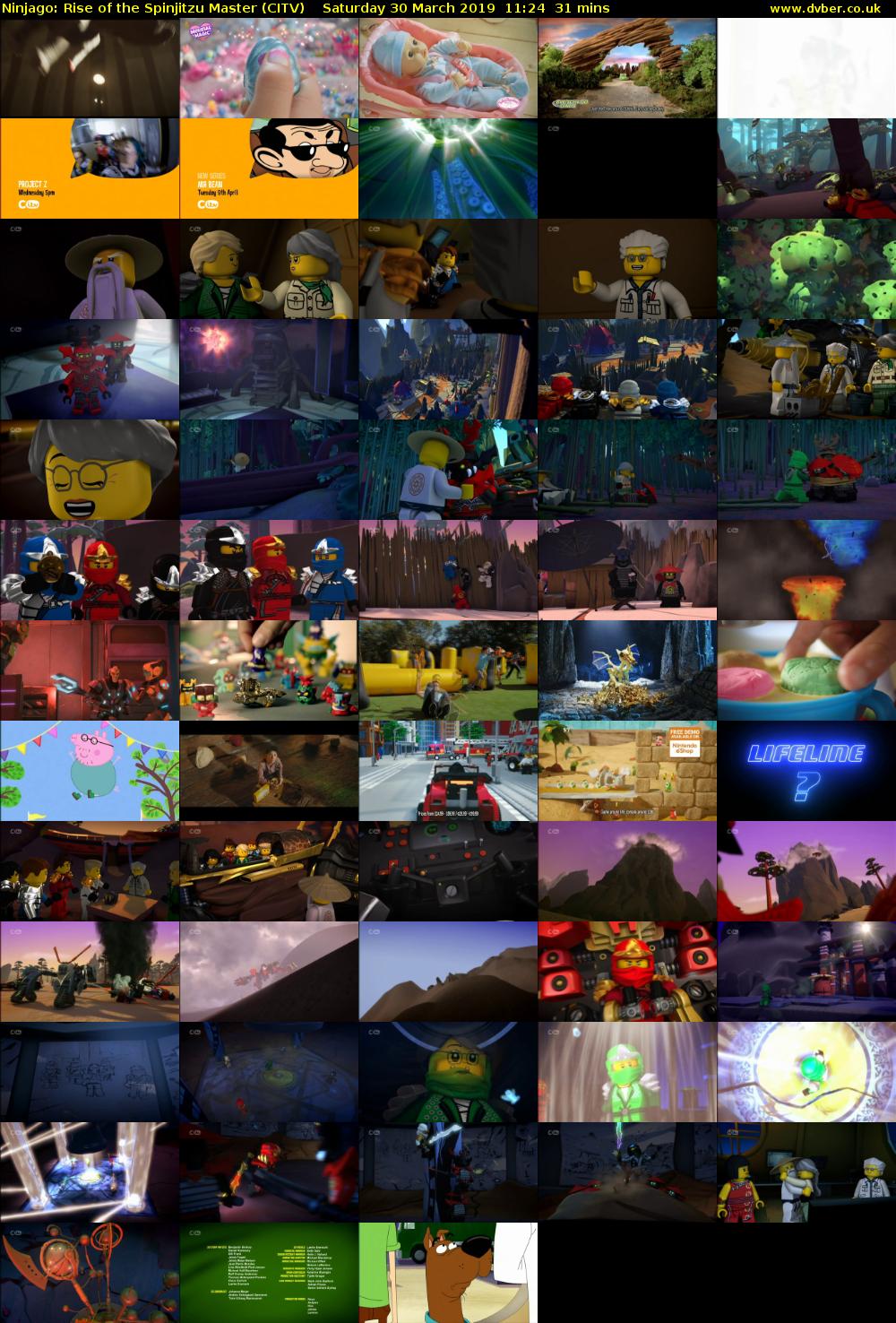 Ninjago: Rise of the Spinjitzu Master (CITV) Saturday 30 March 2019 11:24 - 11:55