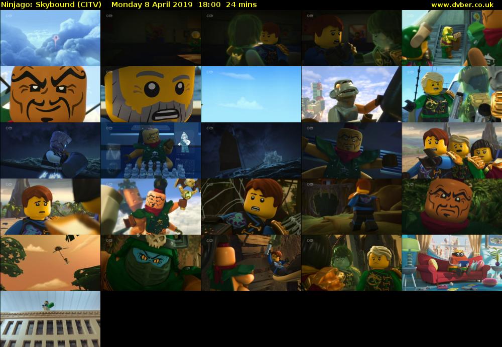 Ninjago: Skybound (CITV) Monday 8 April 2019 18:00 - 18:24