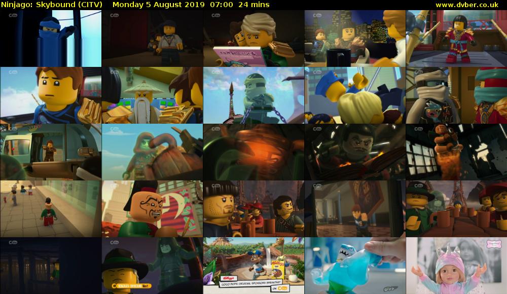 Ninjago: Skybound (CITV) Monday 5 August 2019 07:00 - 07:24