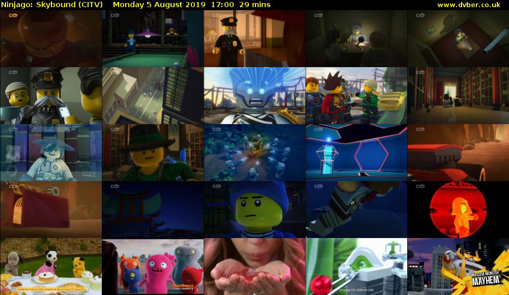 Ninjago: Skybound (CITV) Monday 5 August 2019 17:00 - 17:29