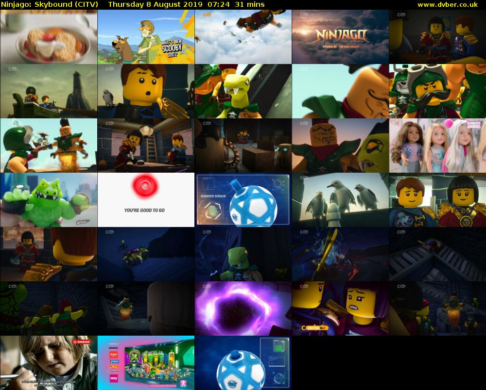 Ninjago: Skybound (CITV) Thursday 8 August 2019 07:24 - 07:55