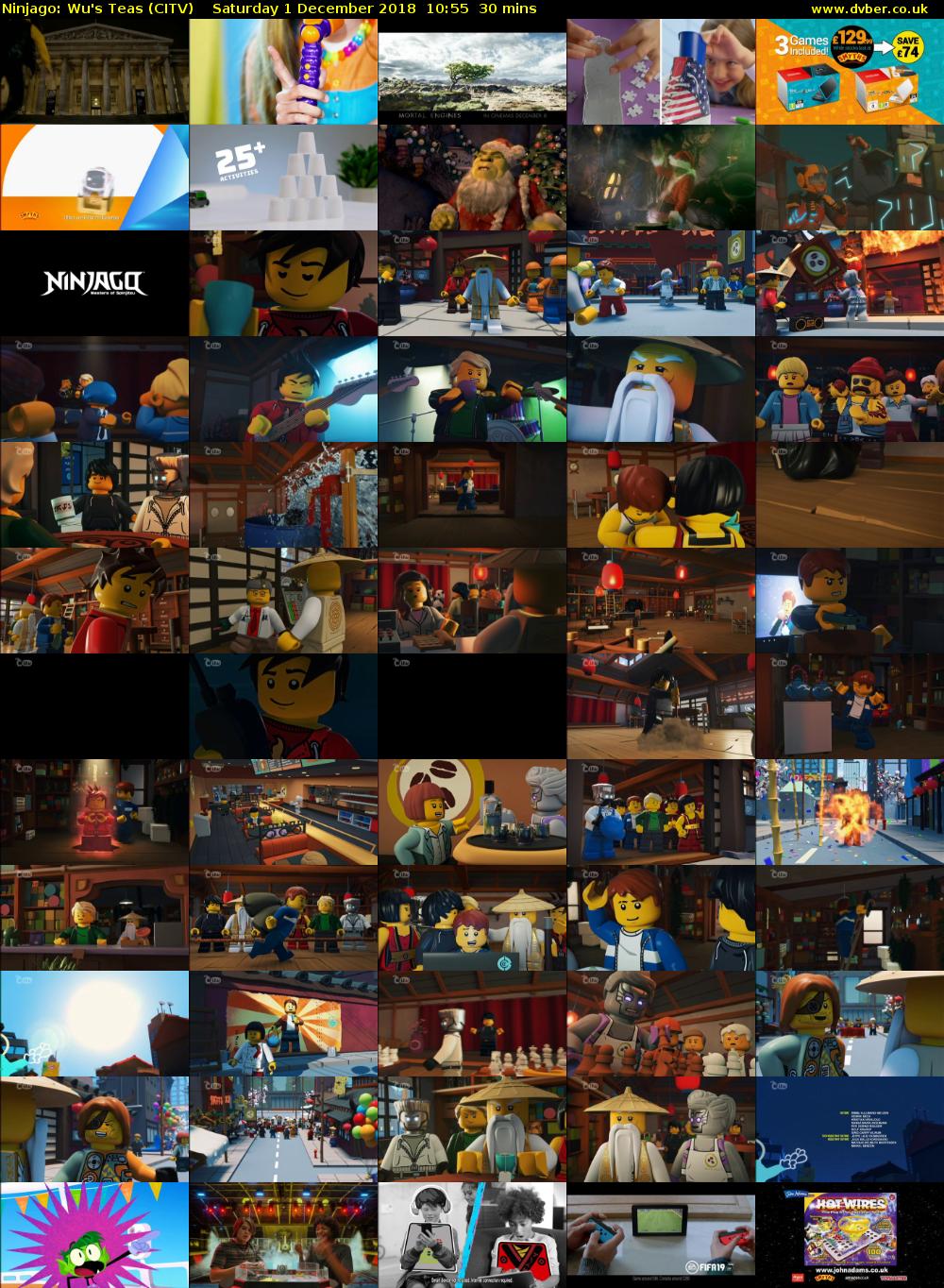 Ninjago: Wu's Teas (CITV) Saturday 1 December 2018 10:55 - 11:25