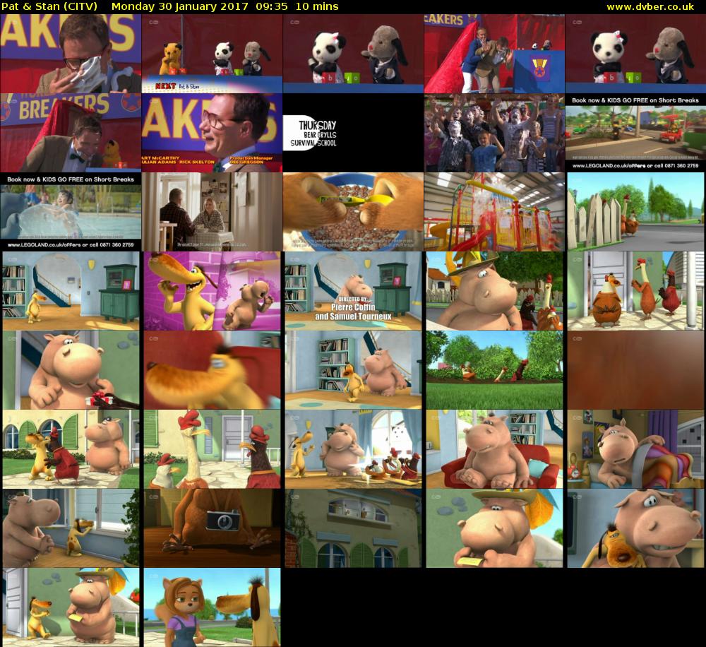 Pat & Stan (CITV) Monday 30 January 2017 09:35 - 09:45