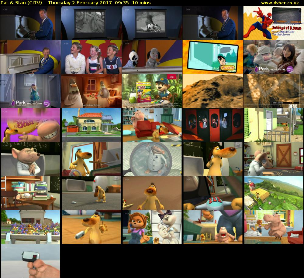 Pat & Stan (CITV) Thursday 2 February 2017 09:35 - 09:45