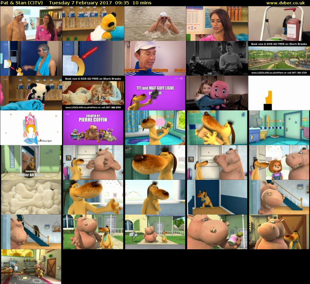 Pat & Stan (CITV) Tuesday 7 February 2017 09:35 - 09:45