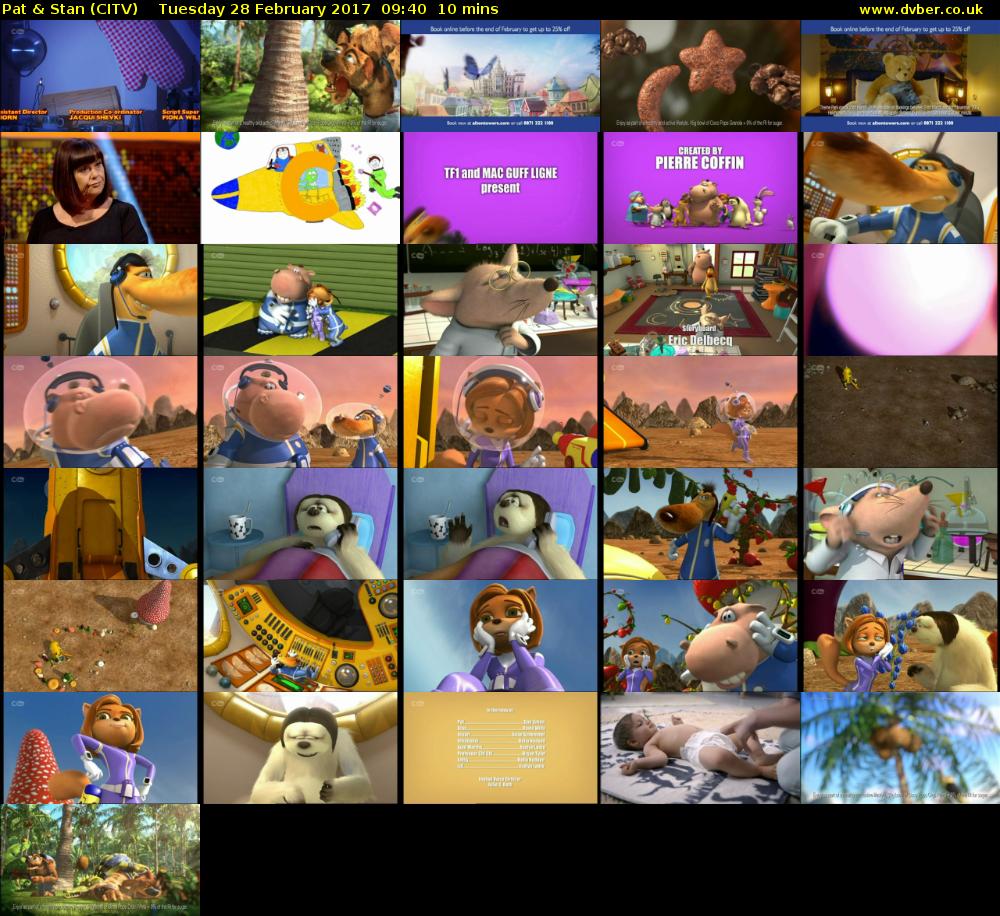 Pat & Stan (CITV) Tuesday 28 February 2017 09:40 - 09:50