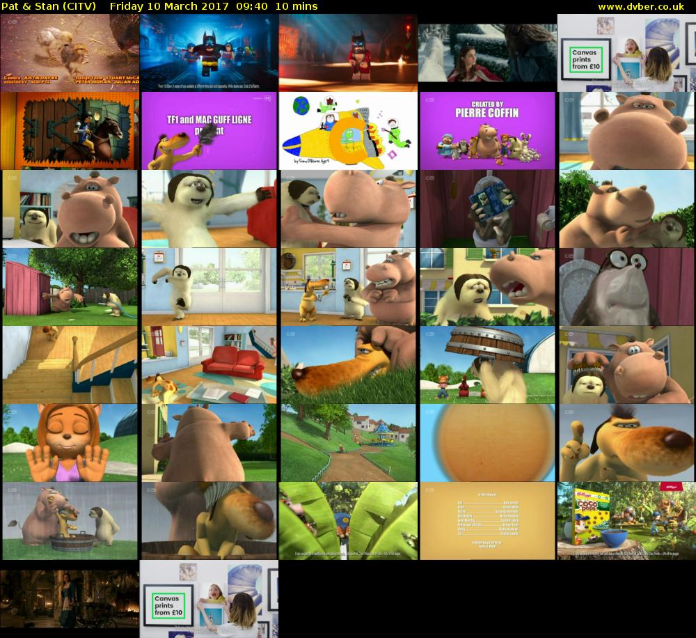 Pat & Stan (CITV) Friday 10 March 2017 09:40 - 09:50