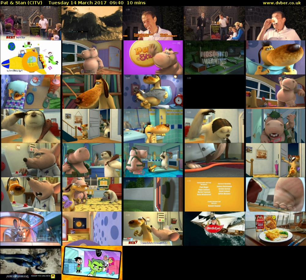 Pat & Stan (CITV) Tuesday 14 March 2017 09:40 - 09:50