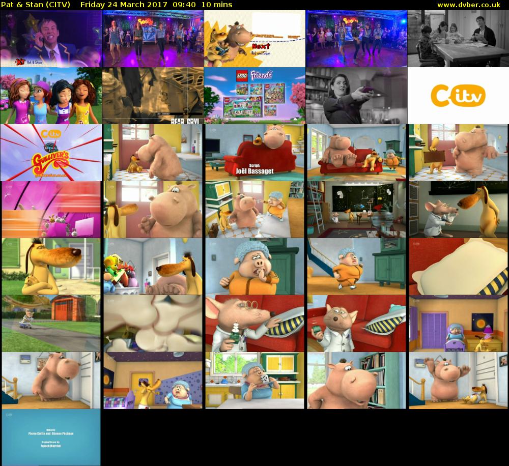 Pat & Stan (CITV) Friday 24 March 2017 09:40 - 09:50