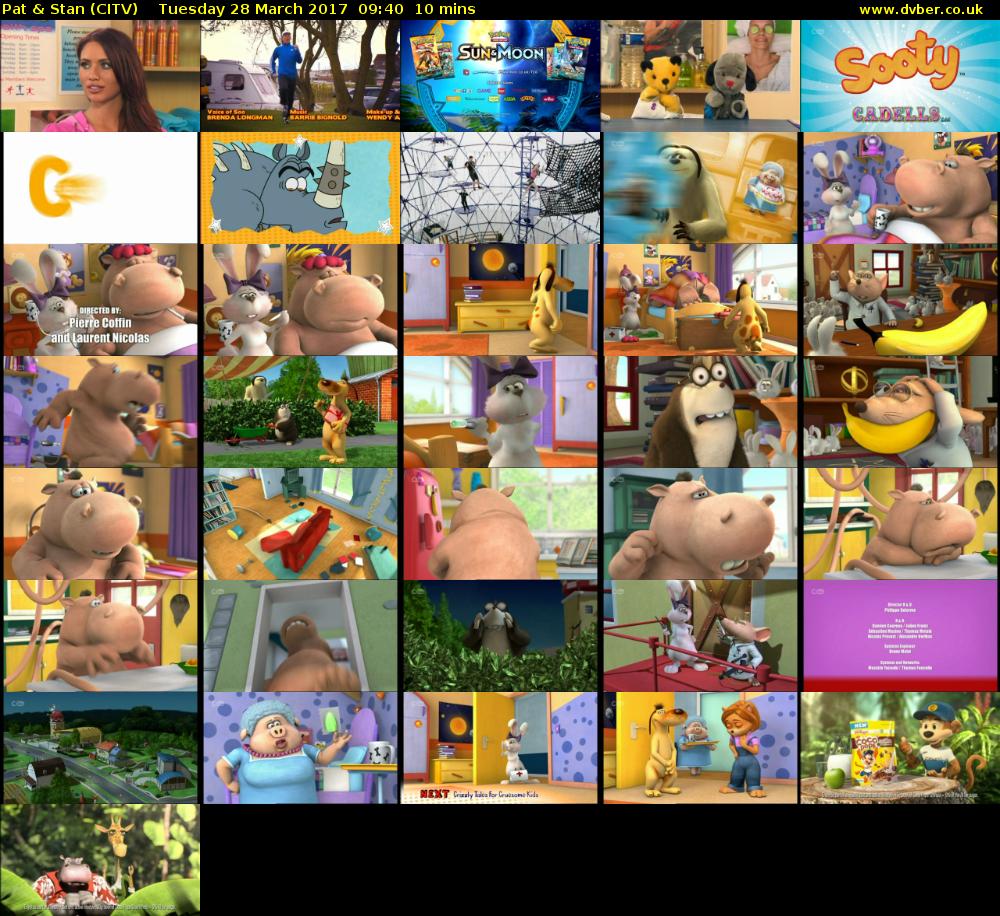 Pat & Stan (CITV) Tuesday 28 March 2017 09:40 - 09:50